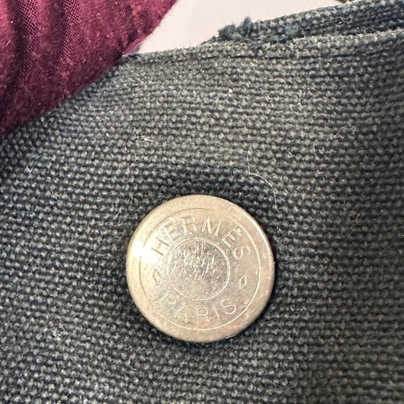 HERMES Black Tote bag. MM size with COA. - Picture 5 of 12